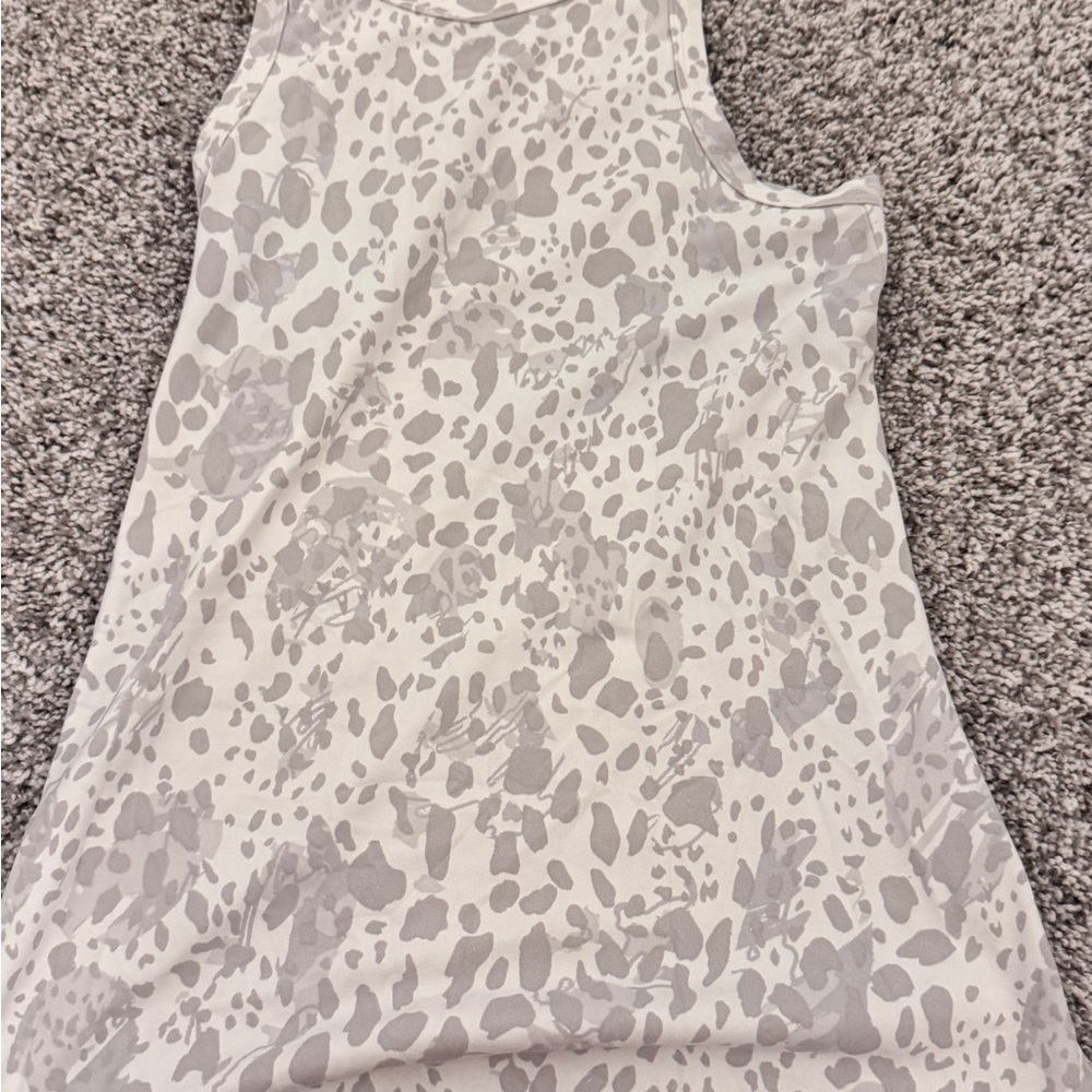 Gray Leopard Print Lululemon Align Top